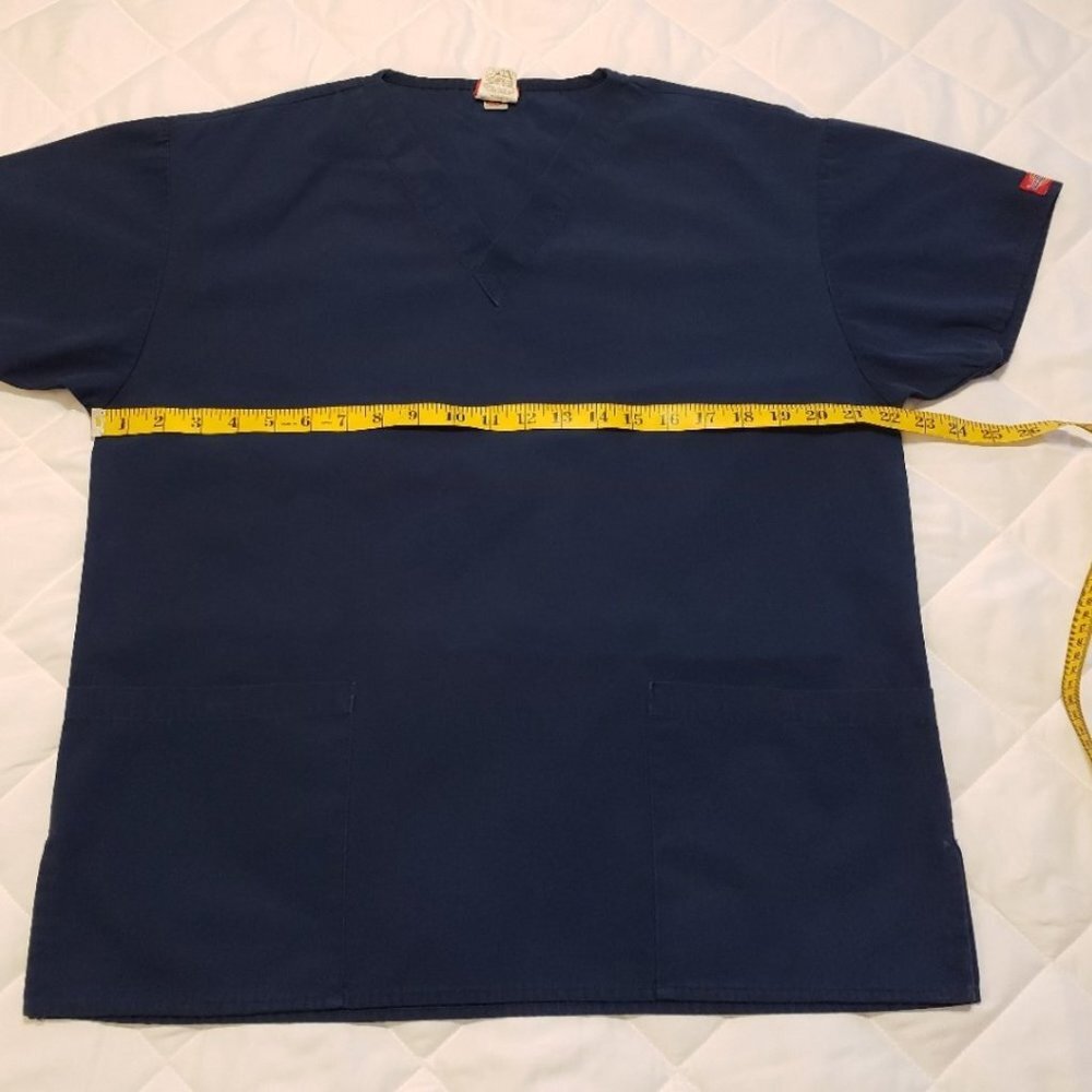 Dickies M Scrub Top- Navy Blue - Picture 3 of 9